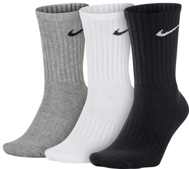 Носки Nike SX4508-965 черный, серый, белый M