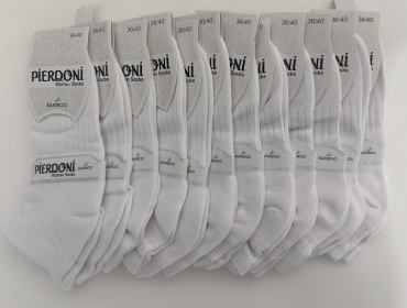 Носки PIER DONI 12 пар белый 36/40