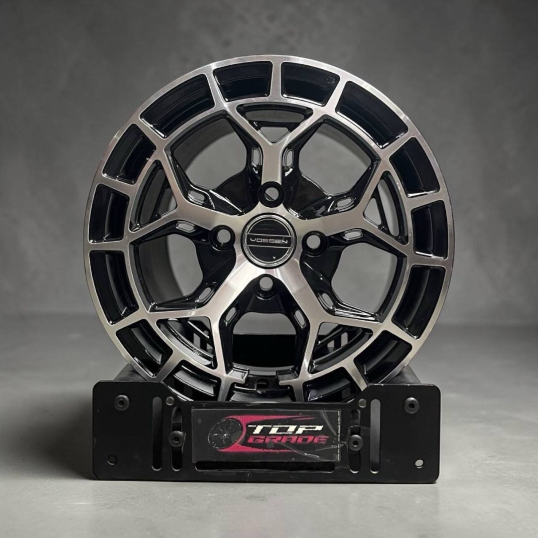 Top Grade AXM 1077 6x14/4x100 D67.1 ET35 4 диска черный, серебристый