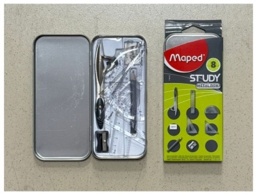 Готовальня Maped P-564, предметов 8 шт,