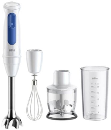 Блендер погружной Braun MQ30202MWH белый