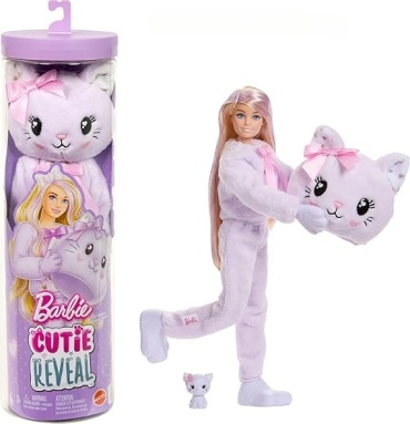 Кукла-модель Barbie Cutie Reveal Котёнок 30 см