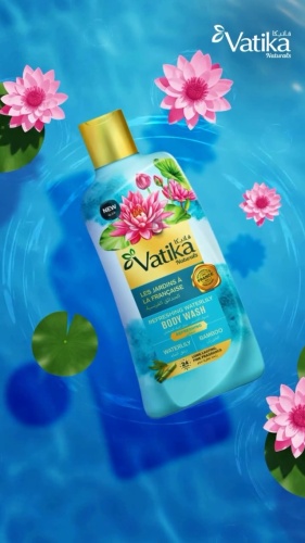 Vatika Naturals Гель для душа Водяная лилия 250 мл гель 250 мл