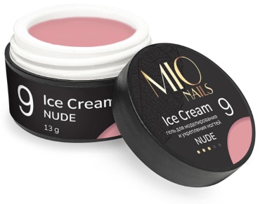 Mio Nails гель Ice Cream Gel Nude #09 Темно розовый 13 мл