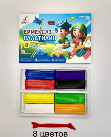 Пластилин детский 8 шт