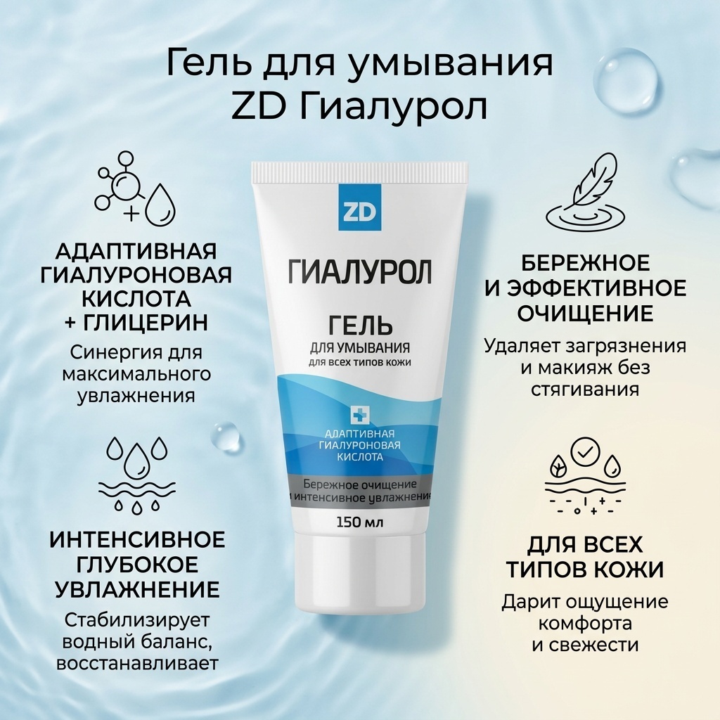 Зеленая дубрава Гиалурол ZD гель 150 мл