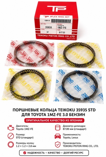 TP кольцо уплотнительное блока цилиндров 35935