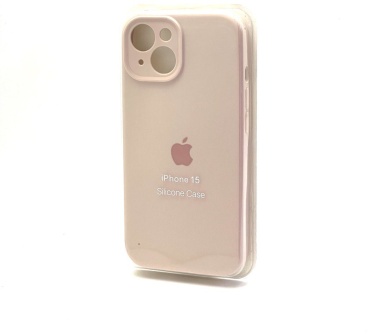 Чехол Silicon Power для Apple iPhone 15 бежевый