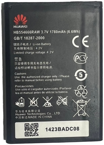 HuntKey аккумулятор для Huawei Huawei,HB554666RAW 1500 мАч для роутера E5330,E5372 1780 мАч
