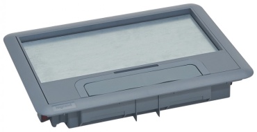 Legrand напольный лючок 28.6x20.3x4.1 см, серый