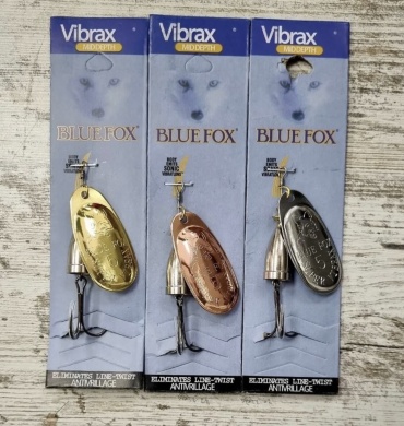 Блесна Blue_Fox_Vibrax_№5 16g 3 шт  Разноцветные