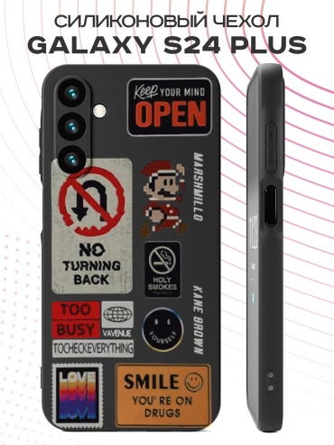 Чехол для Samsung Galaxy S24+ рисунок