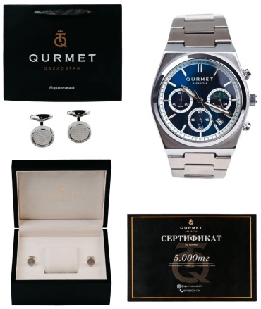 Кварцевые Qurmet QURMETWATCH кварцевые Tulpar Blue нержавеющая сталь