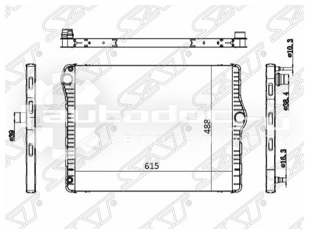 SAT радиатор основной BW00121