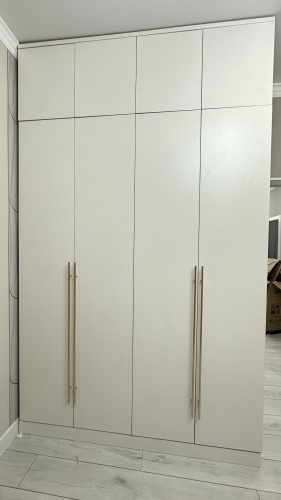 Распашной шкаф Gani 195, 170x260х50 см, белый