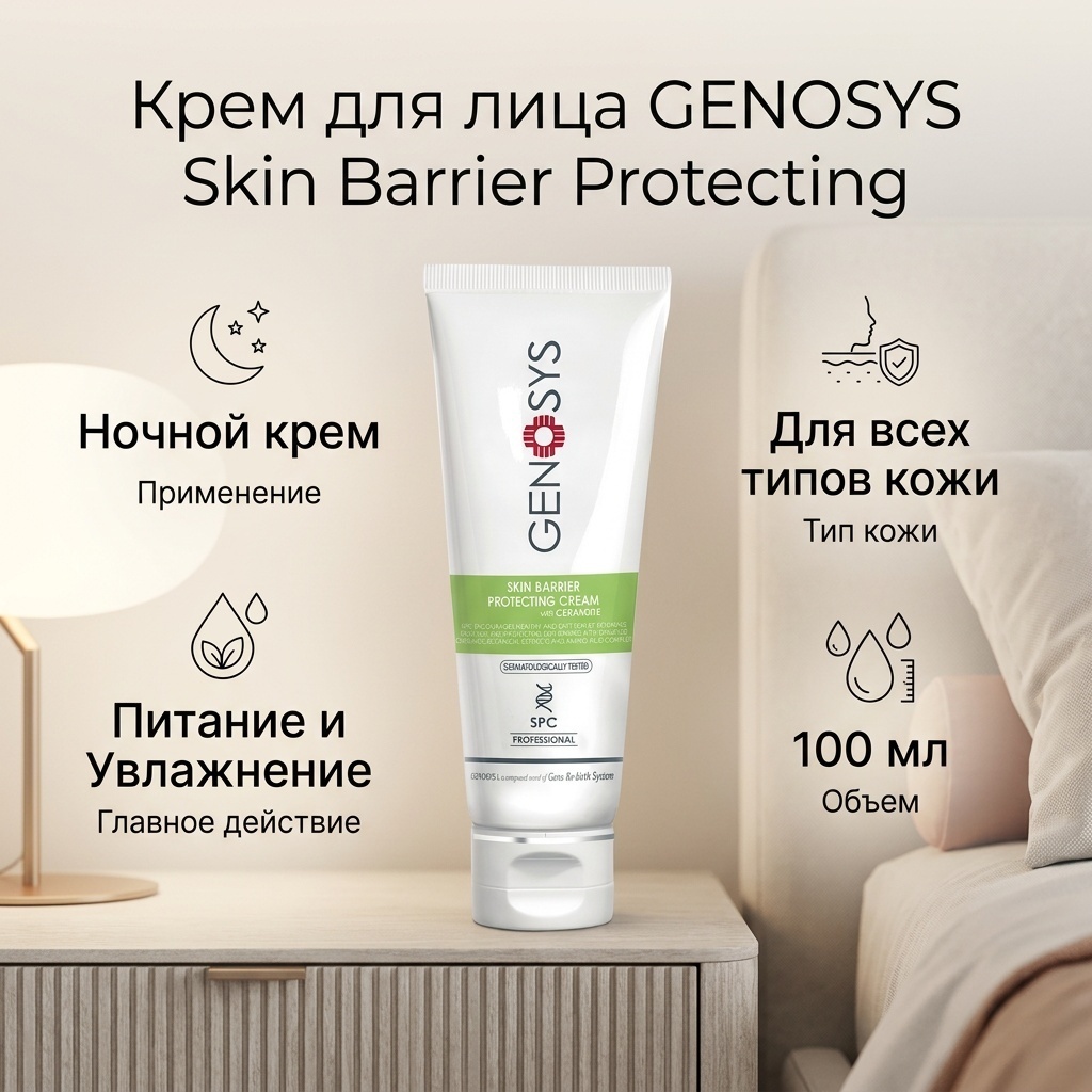 GENOSYS крем для лица Skin Barrier Pretecting Cream 100 мл