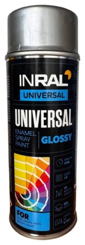 Inral краска Universal тон алюминий, 400 мл