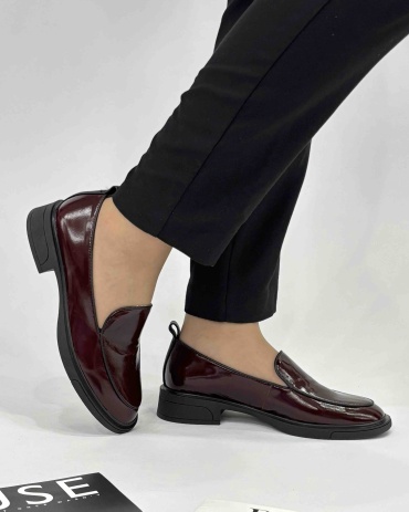 Лоферы SF Collection бордовый