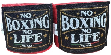 No Boxing No Life Almaty Sports NO BOXING NO LIFE Тренировочный бинт красный 400 см