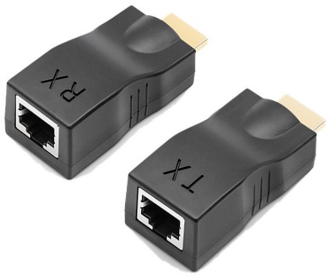 Переходник LuxVoice HDMI - RJ45 30 м