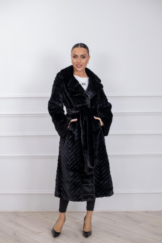 Шуба Granat.Furs черный