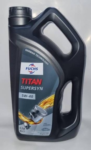 Синтетическое TiTAN-oil Supersyn 5W-40 4 л