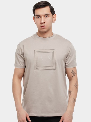 Футболка Armani Exchange коричневый