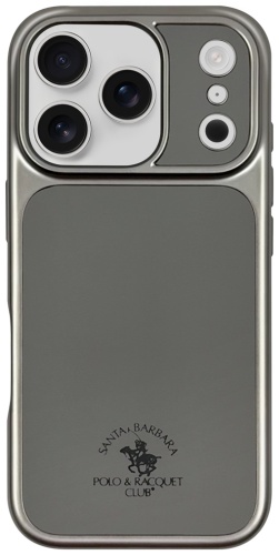 Чехол Santa Barbara Polo & Racquet Club для Apple iPhone 17 Pro Max серый