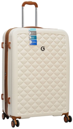 Чемодан Goby London 877068463 поликарбонат 80 л белый