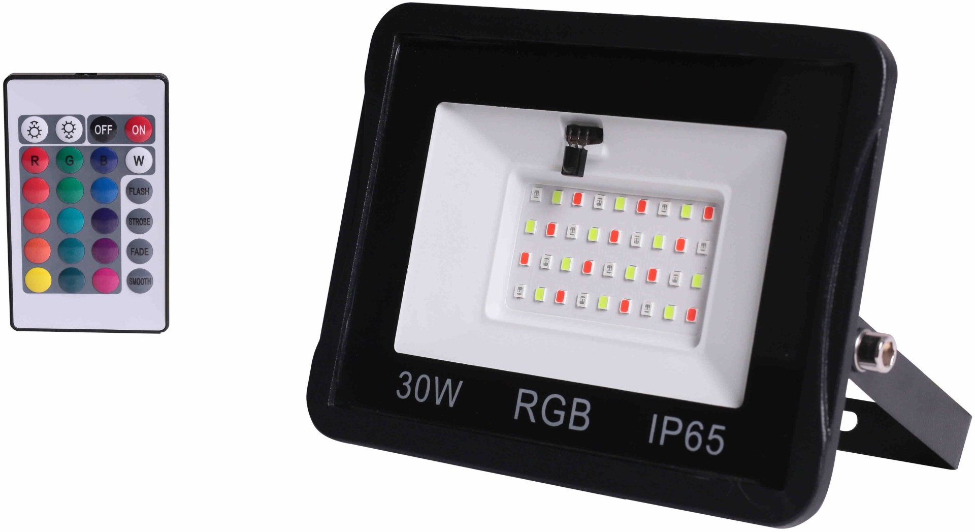 Прожектор на дуге крепления 30 Вт, RGB