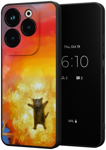 Чехол Mcover для Infinix HOT 40, HOT 40 Pro рисунок