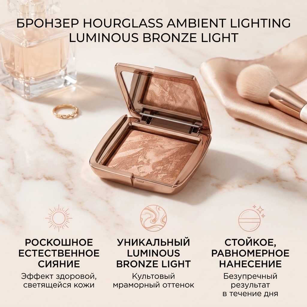 HOURGLASS Ambient Lighting бронзер Luminous Bronze Light