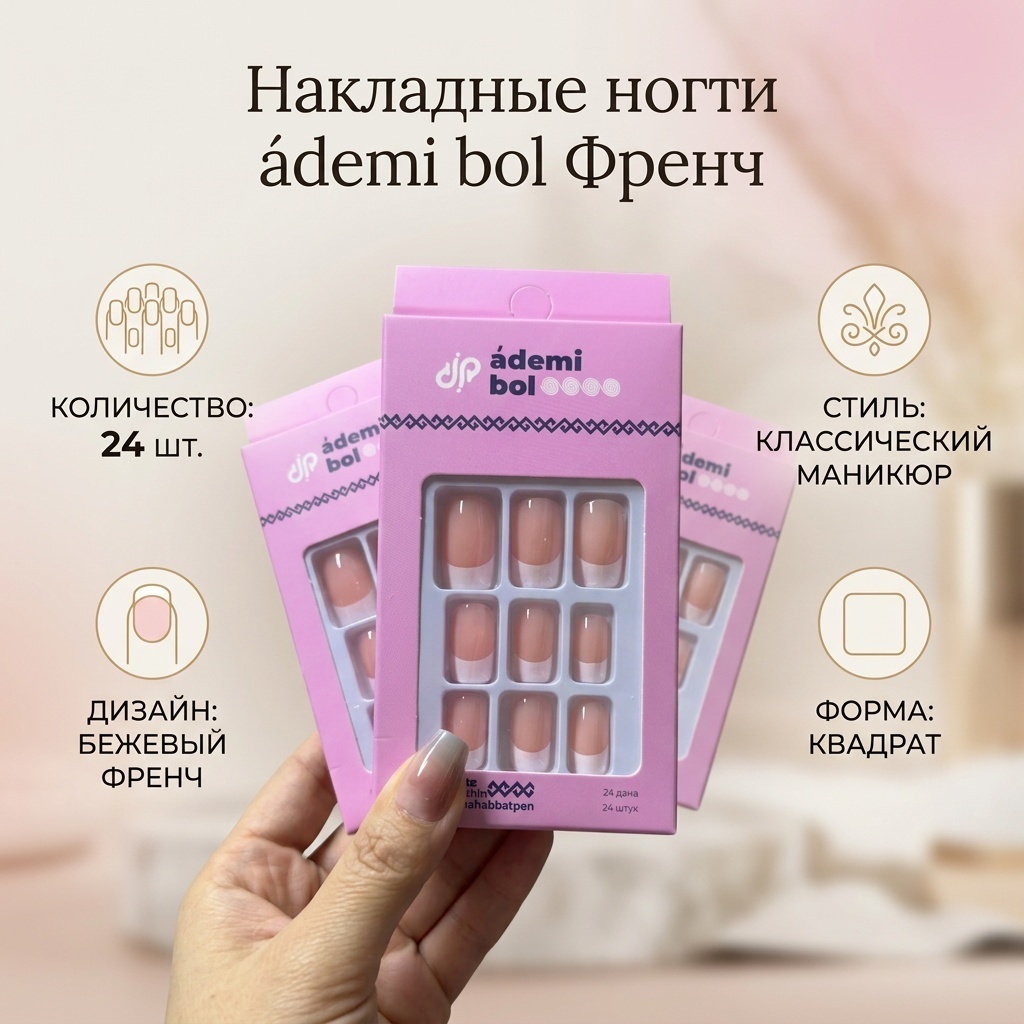 Накладные ногти 30367270_165774404 24 шт