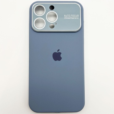 Чехол Auto Focus для Apple iPhone 14 Pro Max голубой
