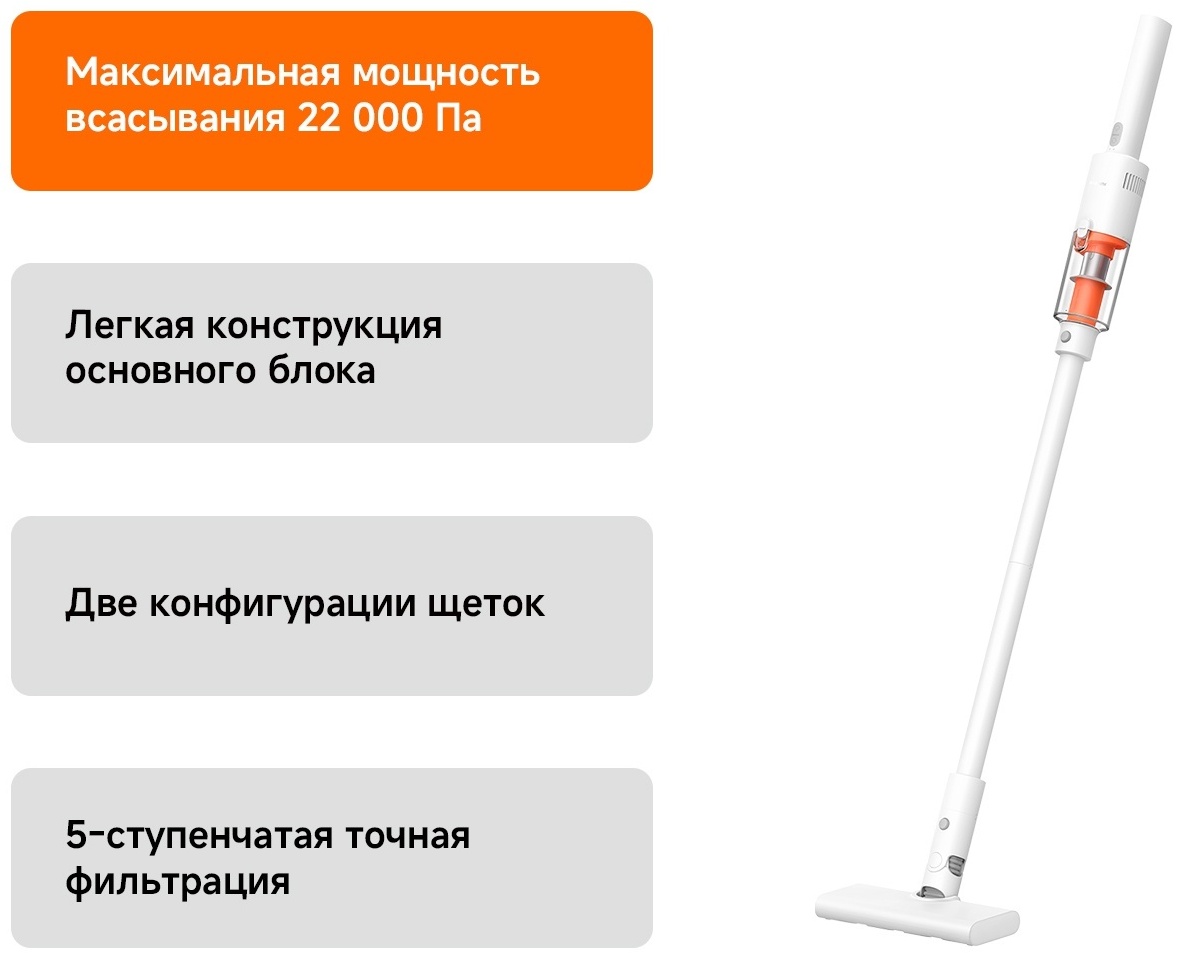 Пылесос Xiaomi Vacuum Cleaner P30 белый