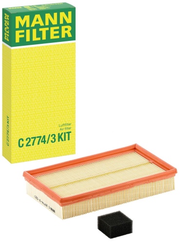 MANN-FILTER воздушный фильтр C 2774/3 KIT