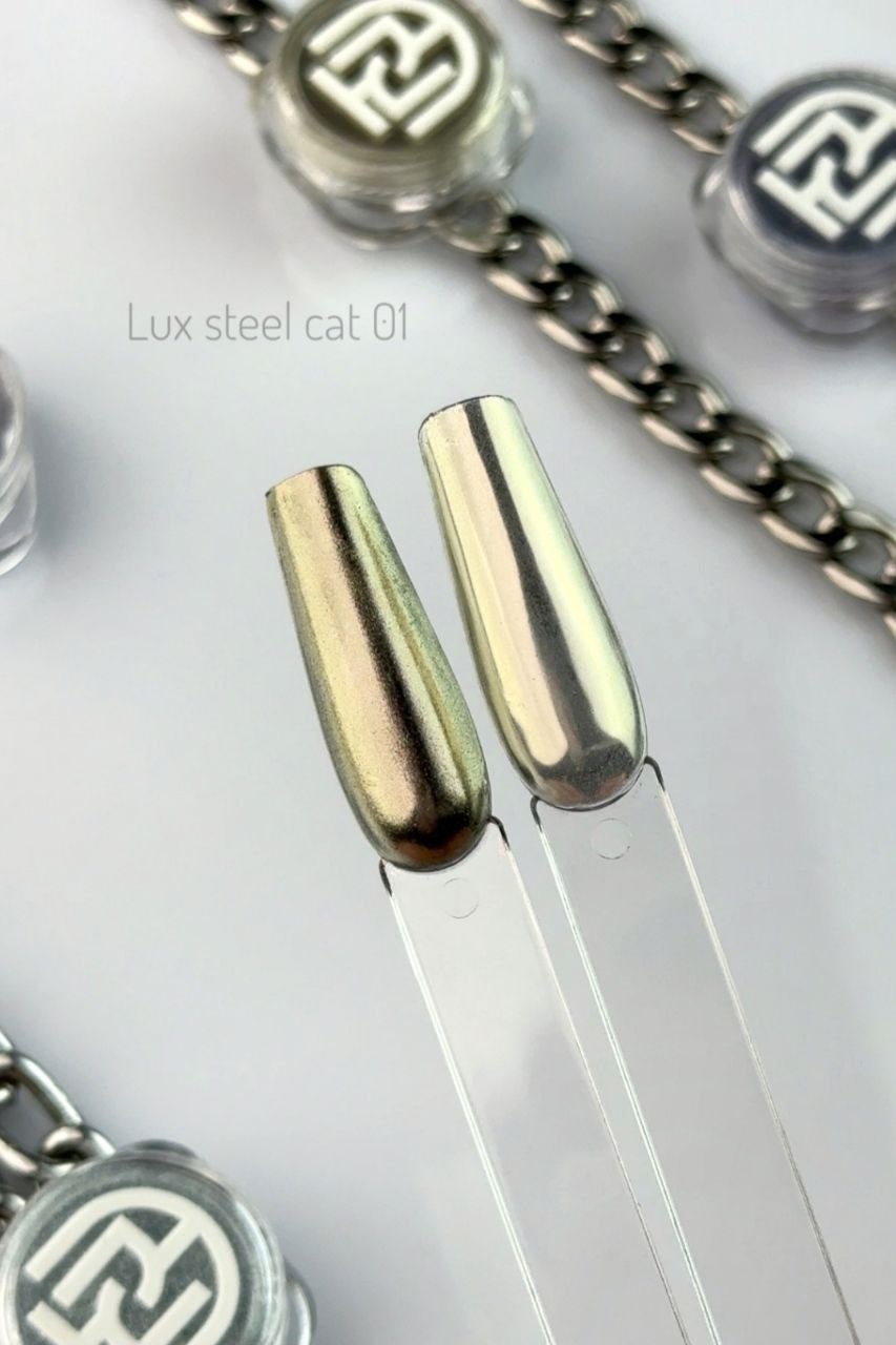 Uniart втирка LUX STEEL CAT №01, 0,3гр 1 шт