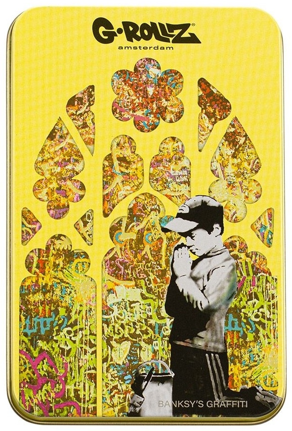 Портсигар G-rollz Banksy's Graffiti 1 8.5 x 13.5 см влагозащитный корпус