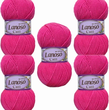 Cazz Lanoso 946 ярко розовый-5 мотков