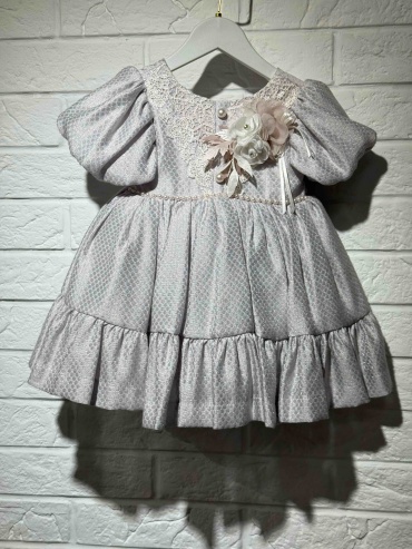 Нарядное платье Miss Trendy Kids серебристый