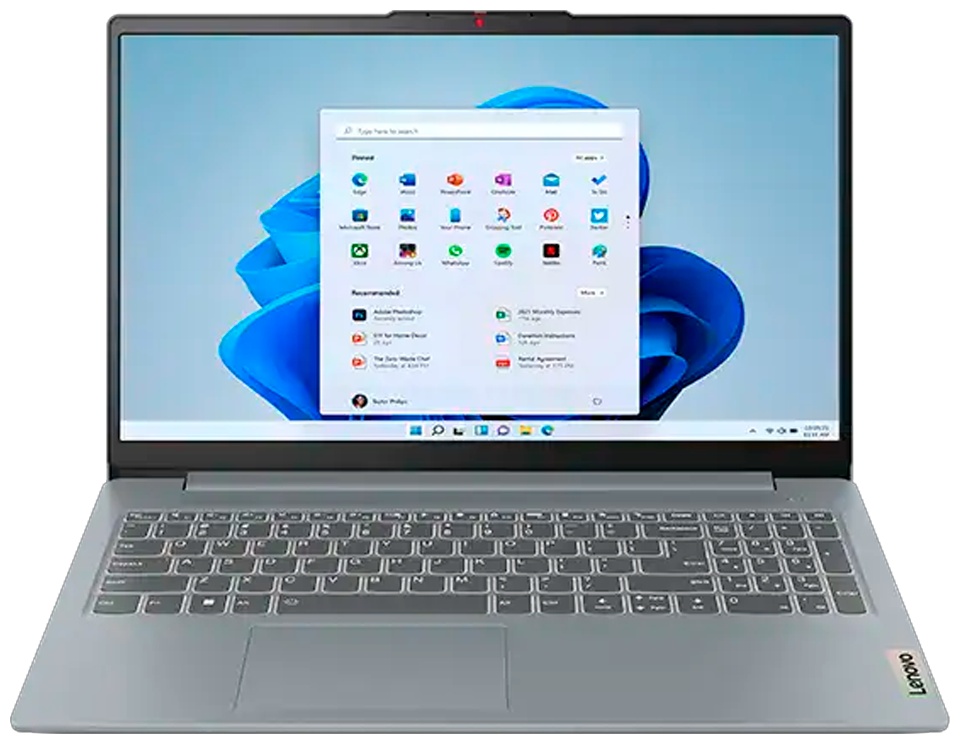Ноутбук Lenovo IdeaPad Slim 3 16" / 16 Гб / SSD 256 Гб / Без ОС / 82XR00D8RK