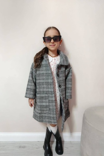 Пальто AYLIN COLLECTION черный, серый