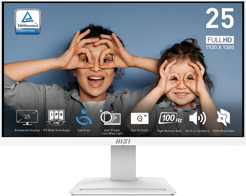 Монитор 24.5" MSI PRO MP253W белый