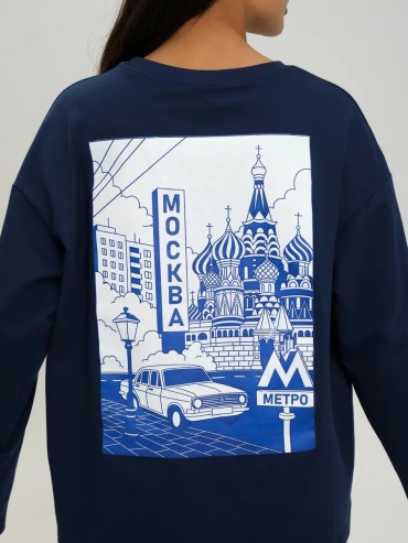 Футболка COMQLO синий