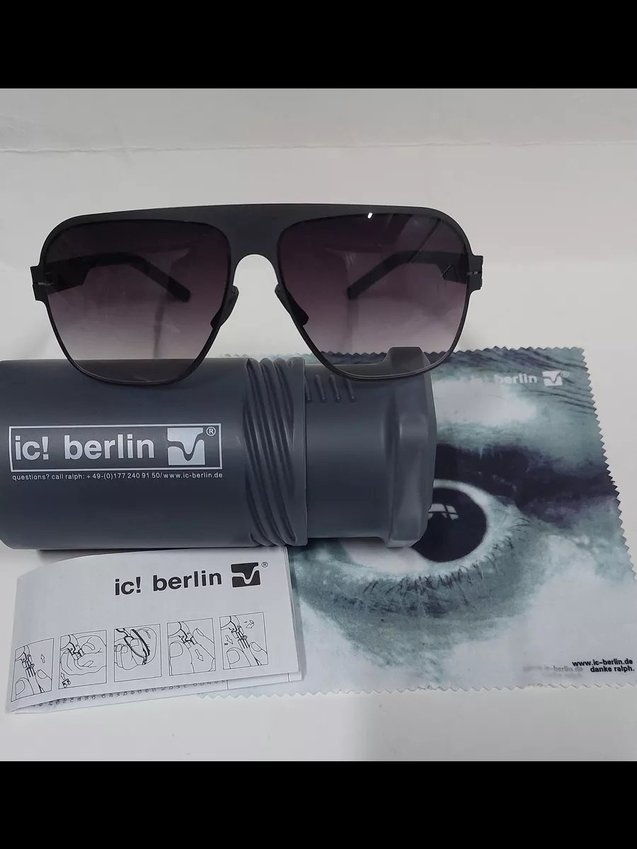 Ic!Berlin Айс Берлин солнцезащитные очки нестандартные антибликовые