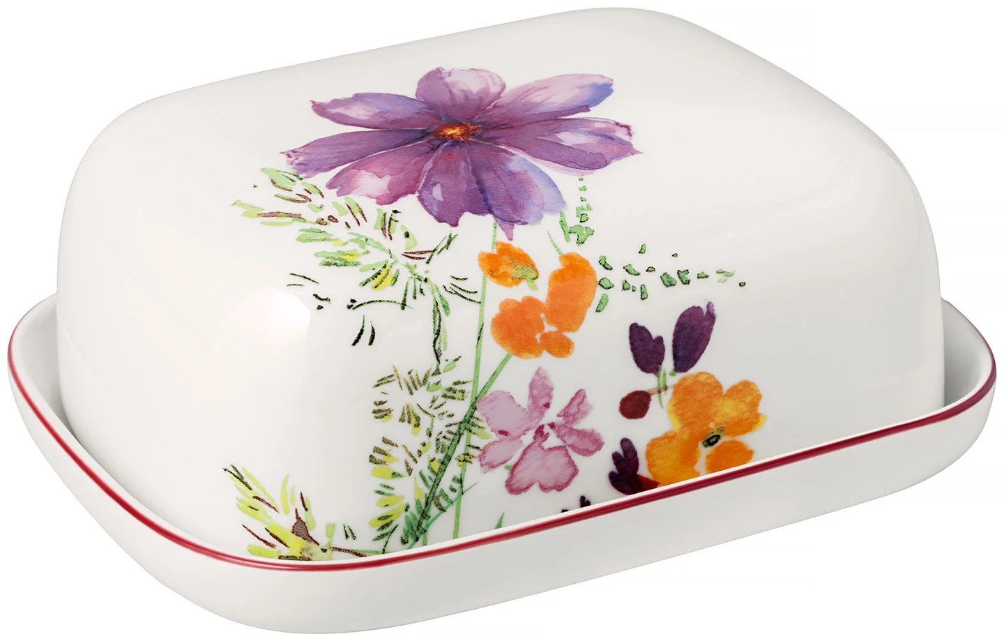 Villeroy&Boch масленка 1041001800 прямоугольная 1 шт, фарфор