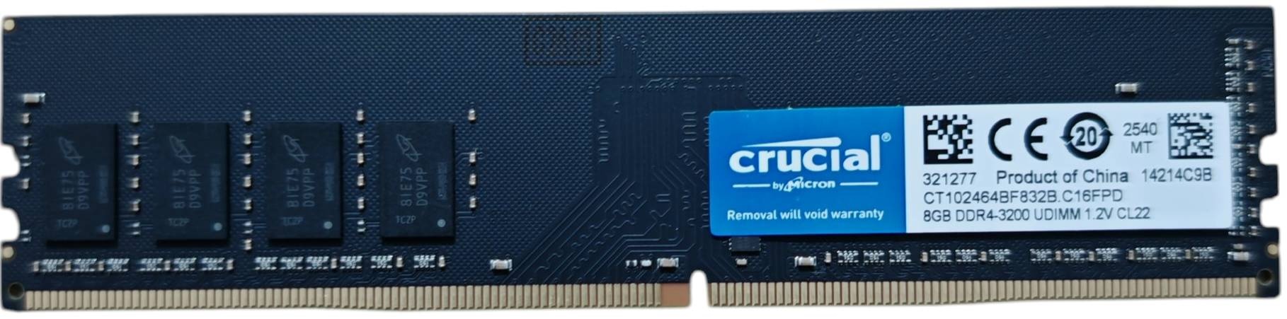 Оперативная память Crucial CT102464BF832B.C16FPD 8 Гб