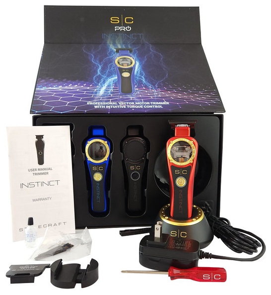 Style craft триммер Instinct SC407M черный, красный, синий