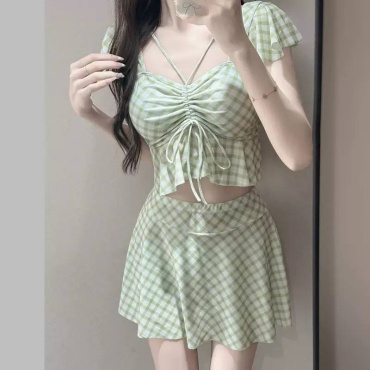 Купальник раздельный SHOPITO зеленый