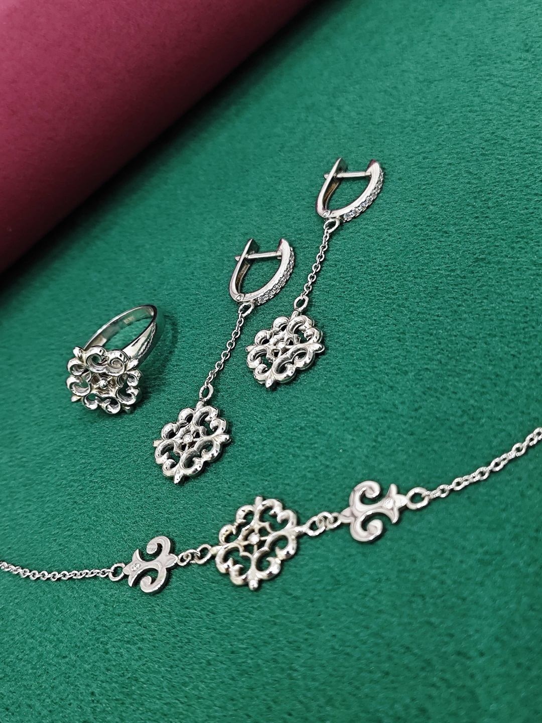 Balausa Jewelry ZH111 19р вес 9.5 г серебро, фианит
